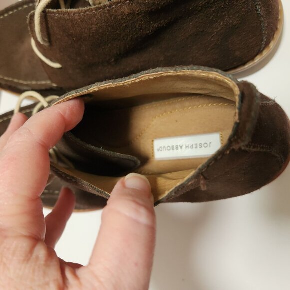Joseph Abboud Mens Brown Suede Chukka Boots DISPLAY Size 9D With Box main image 12
